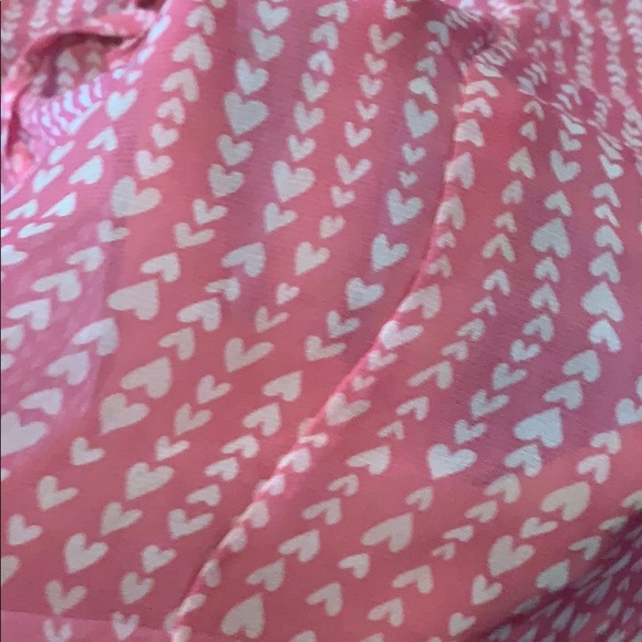 🐳 sheer pink heart top - Picture 3 of 3